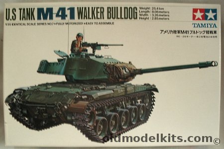 Tamiya 1/35 Walker Bulldog M-41 Motorized Tank, MT107-450 plastic model kit